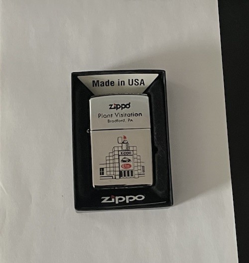 Zippo Plant Visitation Lighter Personalized. Brand New Never Used!!!!