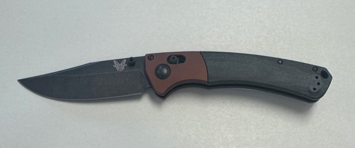 Benchmade 15080BK-04 Crooked River Folding Blade Hunting Knife MagnaCut Axis