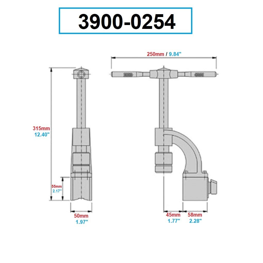 Hand Tapper Tool on Magnetic Base