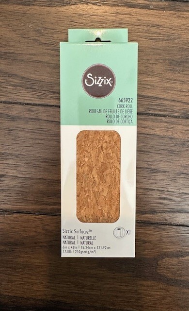 Sizzix Surfacez - Cork Roll - Natural, 665922 Free Shipping