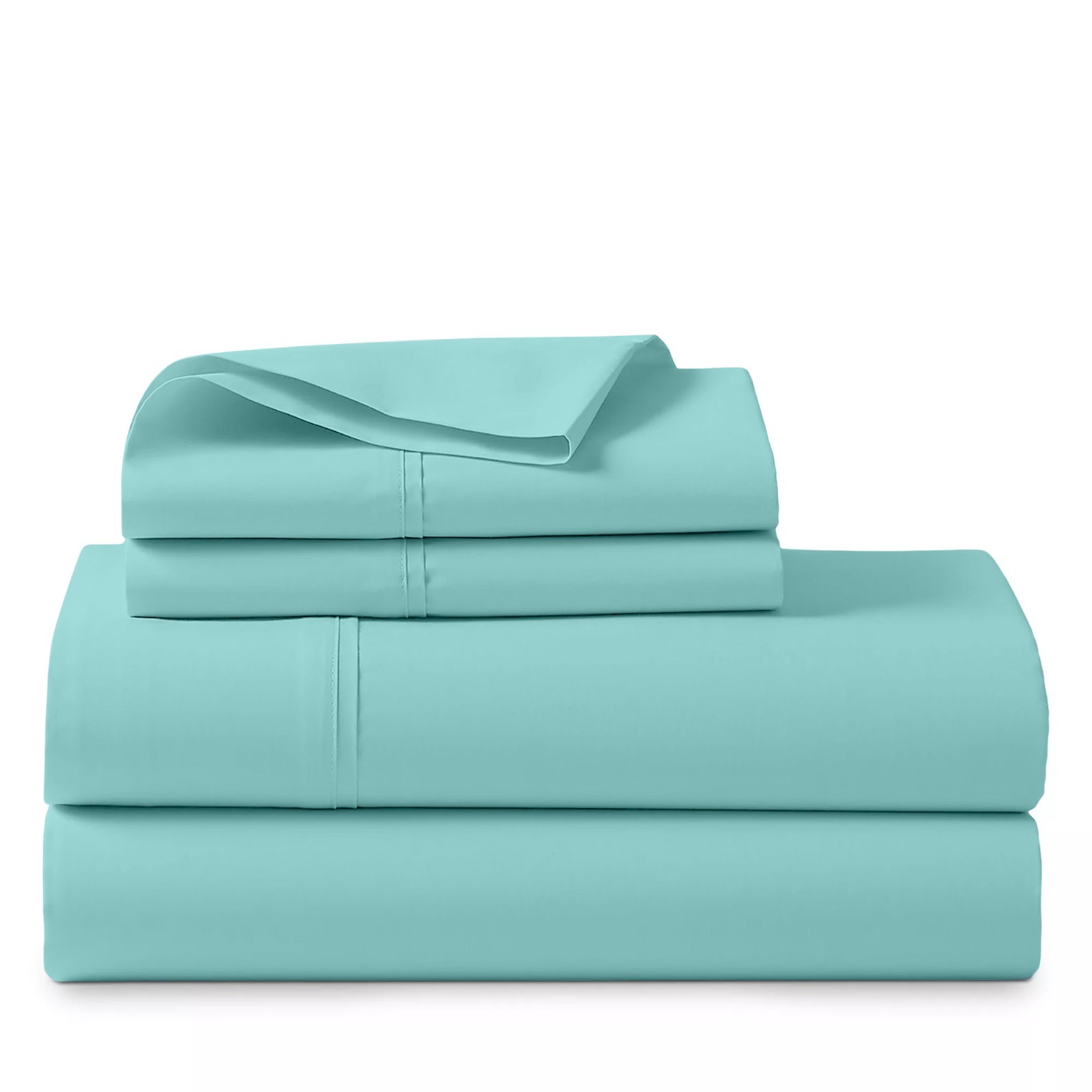 New York Collection 1200 Thread Count Solid Deep Pocket 100% Cotton Sheet Set