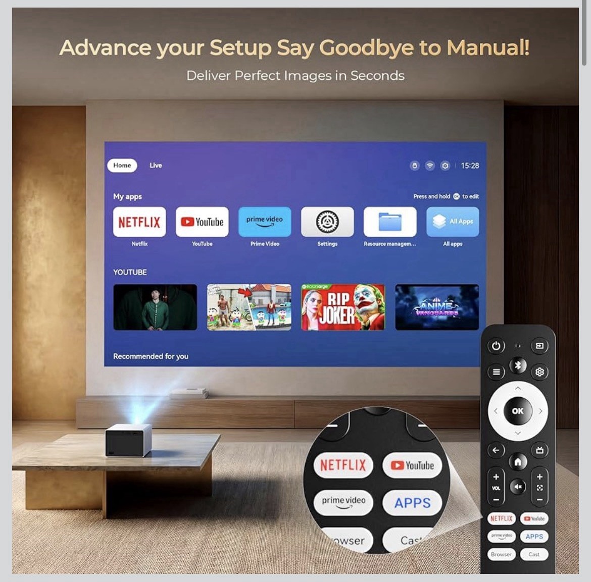 Kogata YG291 Netflix Licensed Smart Projector