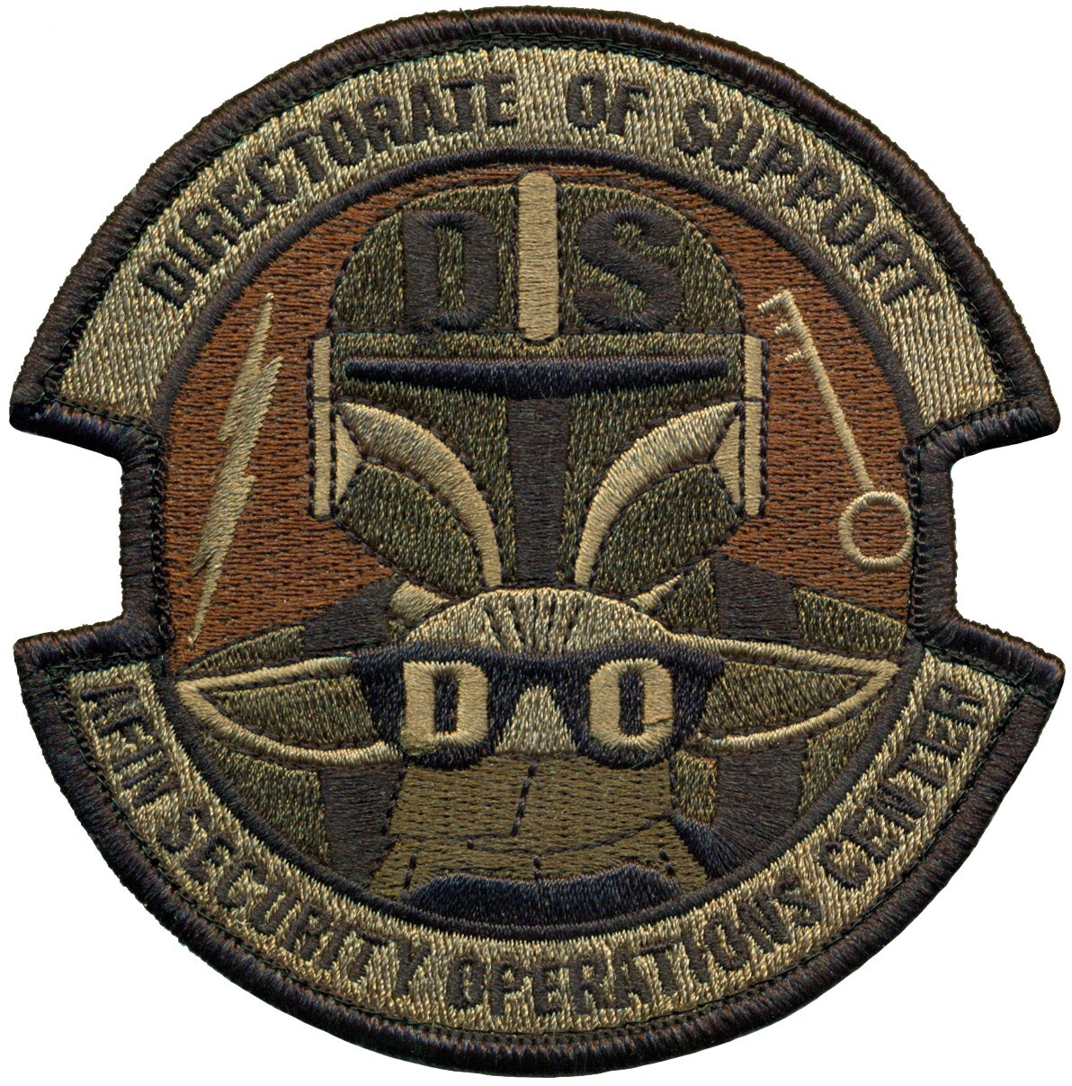 USAF 33d NETWORK WARFARE SQUADRON – DIRECTORATE of SUPPORT "STAR WARS" PATCH