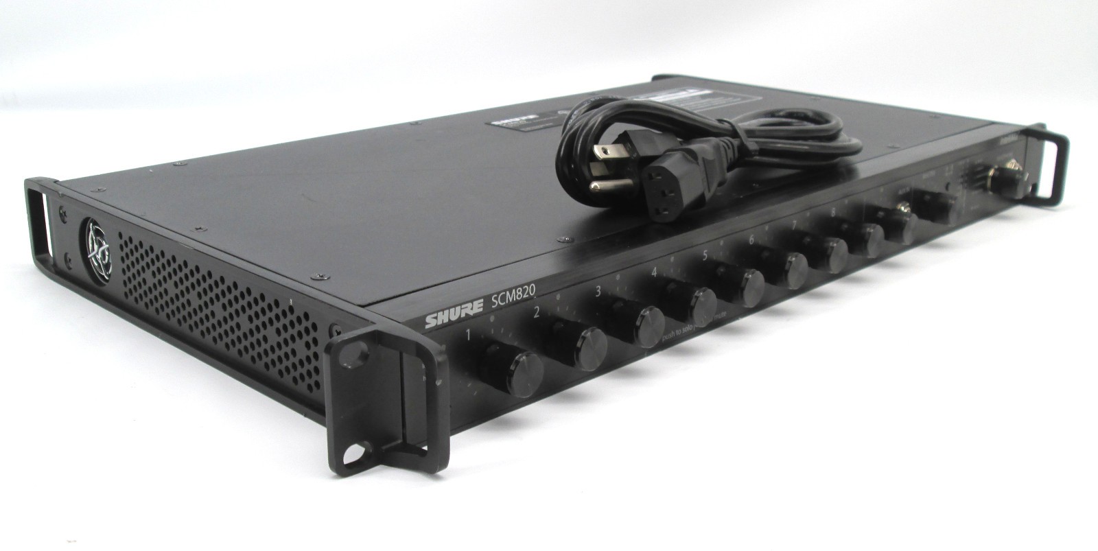 Shure SCM820 8-Channel Digital IntelliMix Automatic Mixer w/ Dante - Euroblock