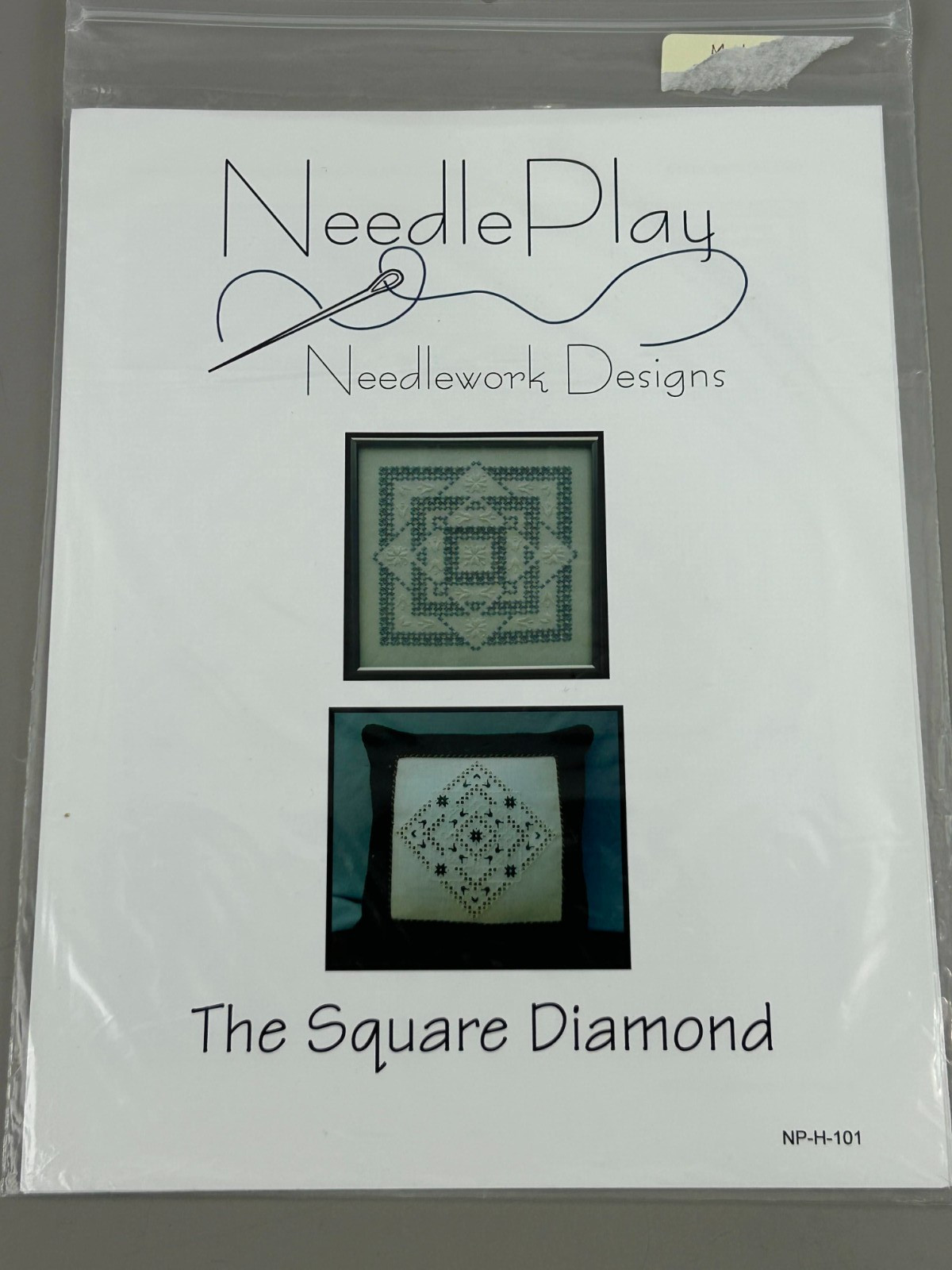 The Square Diamond Geometric Sampler Chart Needle Play Needlework Designs