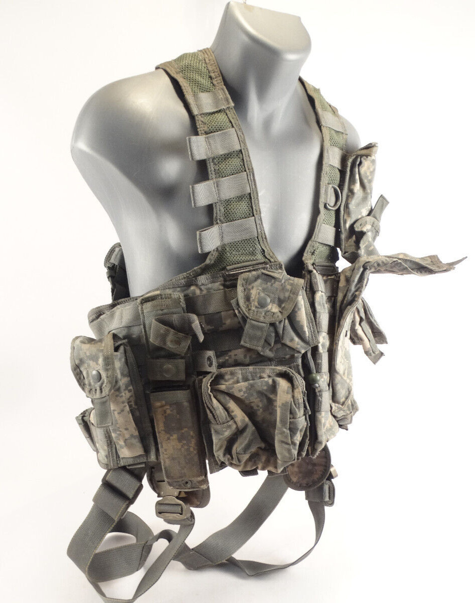 US Army PSGC Vest with 8 Accessory Pockets (ACU)