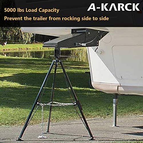 King Pin Adjustable Tripod 5th Wheel Stabilizer, Fifth Stabilizer Tripod Jack