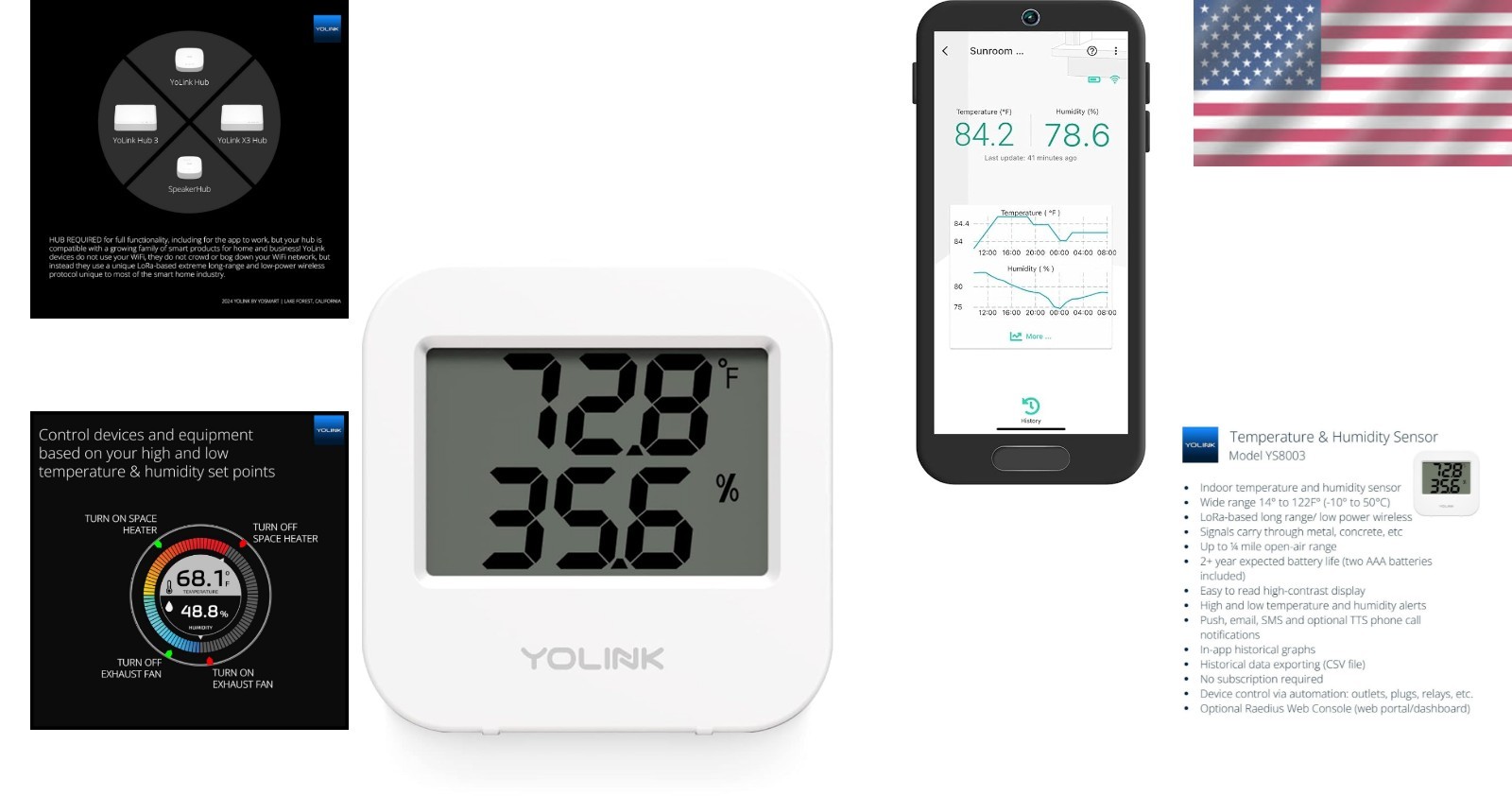 Digital Smart Temperature & Humidity Sensor - Alerts for Optimal Climate Control
