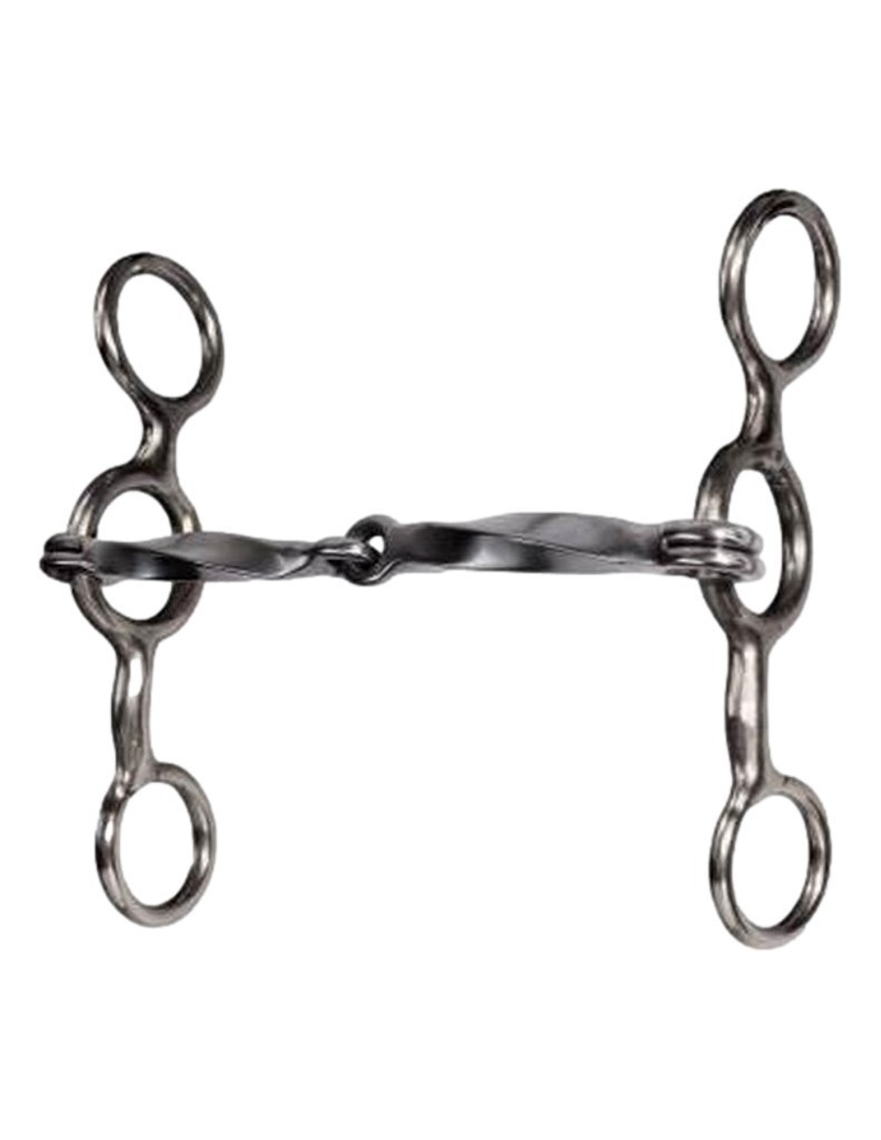 Professionals Choice Bit Slow Twist Gag 5 1/8 Mouth Silver EQB-406