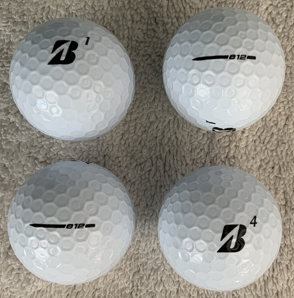 36 Bridgestone e12 Used Golf Balls White in Mint Condition! AAAAA