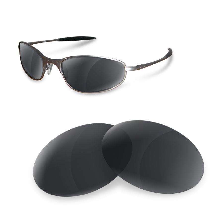 SURE Polarized Replacement Lenses for Oakley A Wire 1.0 ( Black Iridium )