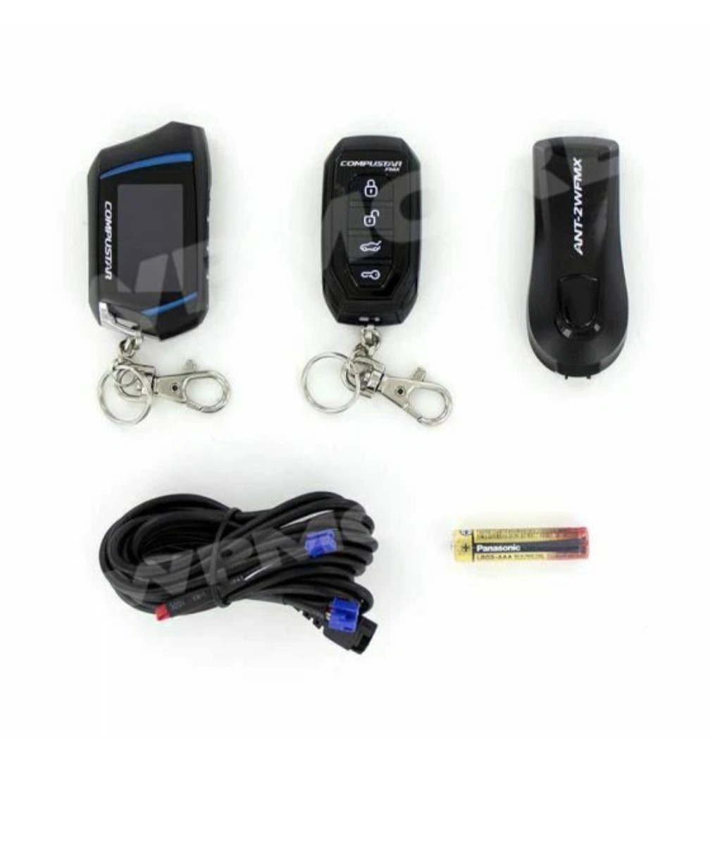 Compustar CS7900-AS All-in-One 2-Way Remote Start Alarm Bundle w/ 3000 ft Range
