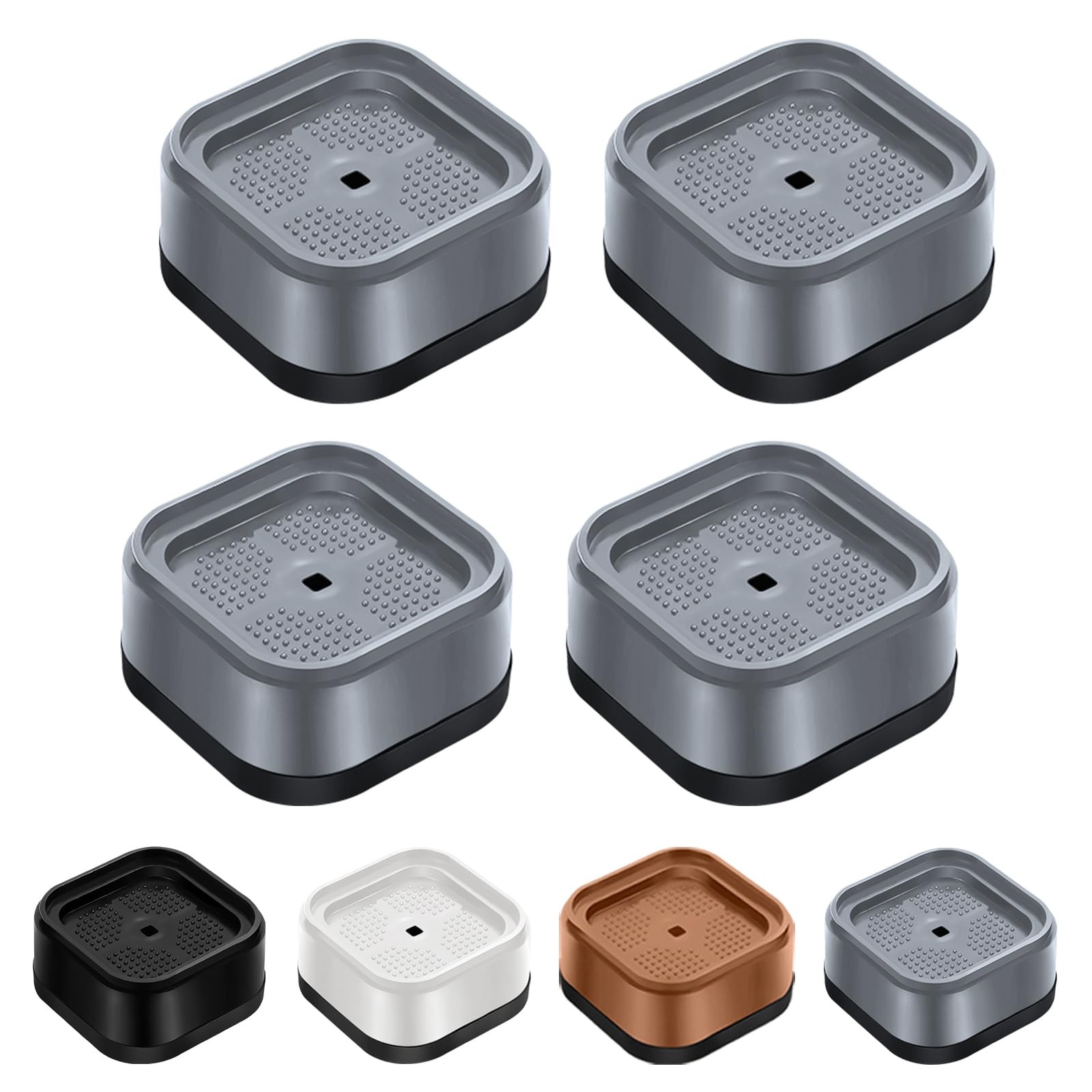 shouwuhho 4 Pack Furniture Risers Adjustable Bed Risers Heavy Duty Lifts Heig...