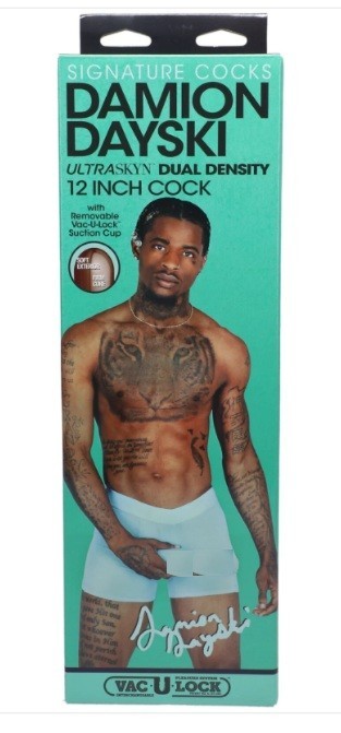 Dildo Signature Cocks Ultraskyn Damion Dayski Dildo Removable Suction Cup 12in