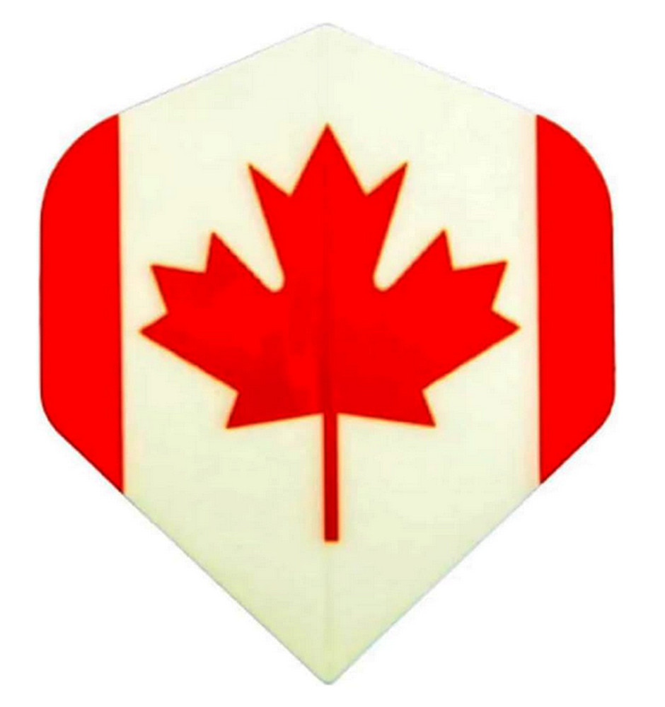 CANADA MAPLE Standard Dart Flights 8 sets (24 flights) - 75 Micron w/tracking