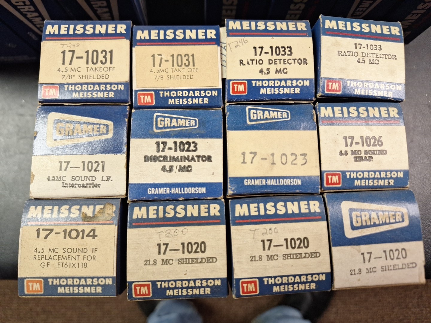 NOS Meissner TV IF transformer Sound Discriminator Video Ratio Detector Lot