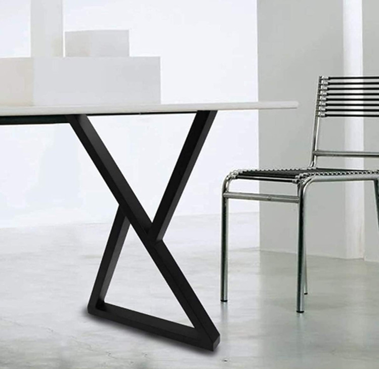 Metal Table Legs 28" Dinning Kitchen Table Height Heavy Duty Desk Legs Set of 2