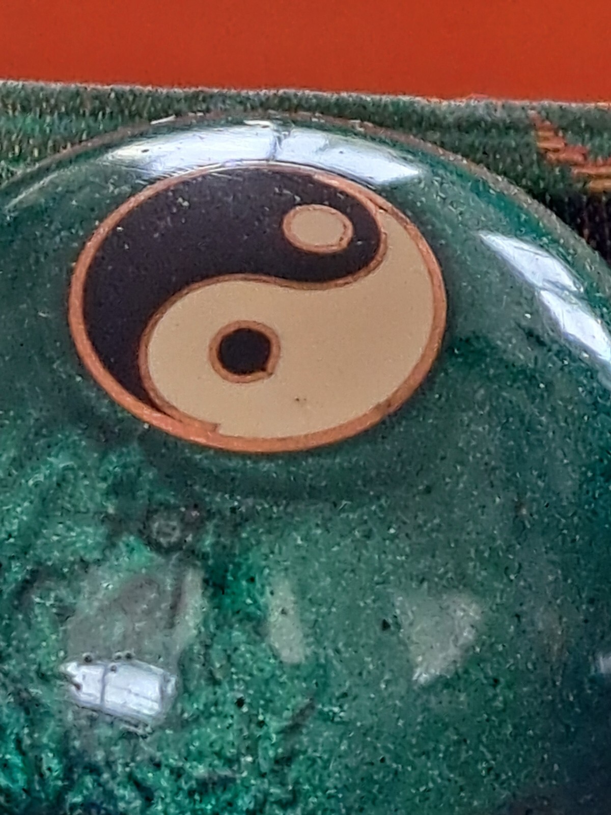Oriental Handcrafted Cloisonn'e Hand Exercise Balls Musical Chimes Original Box