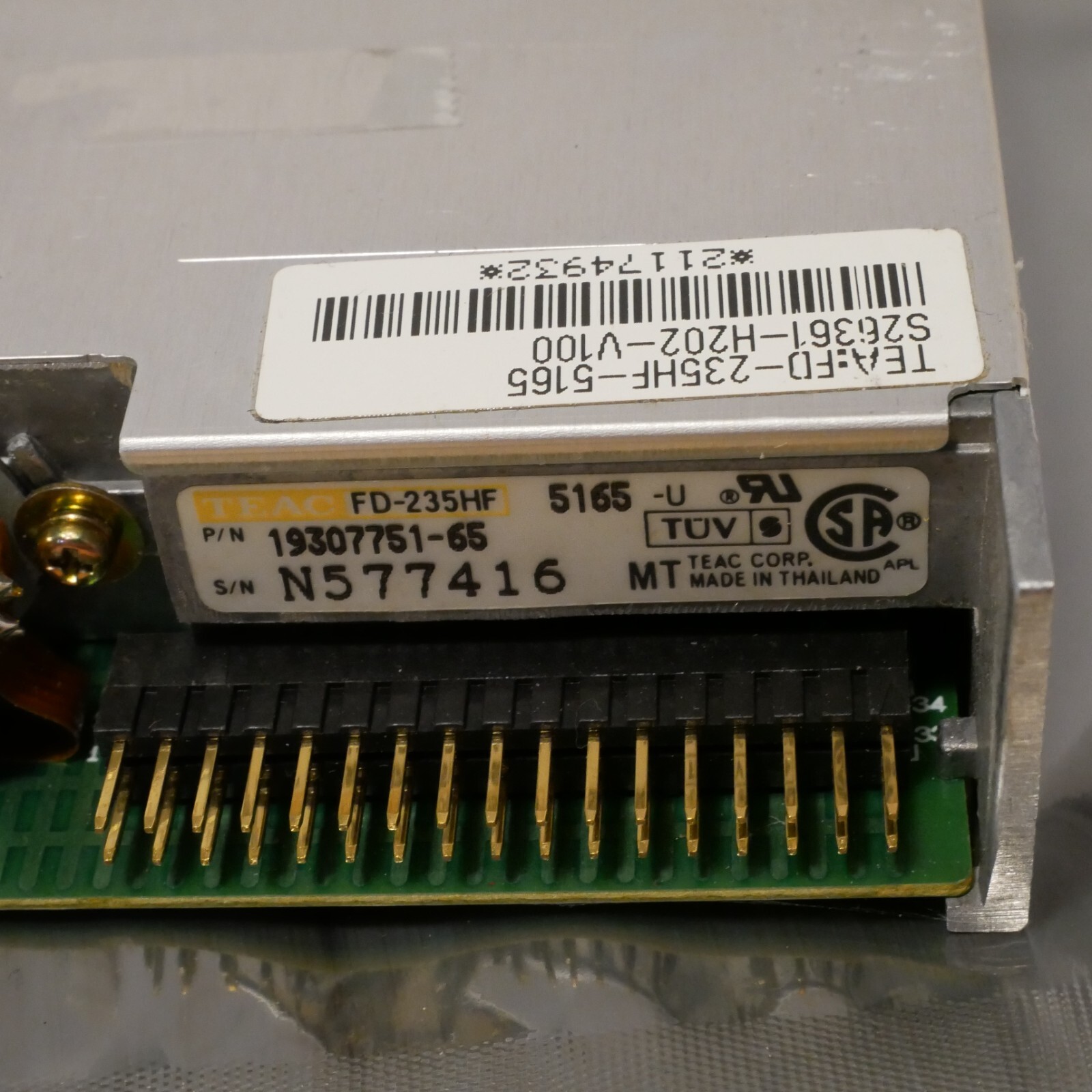 TEAC 3.5 inch Internal Floppy Disk Drive Model FD-235HF Tested & Working - 20