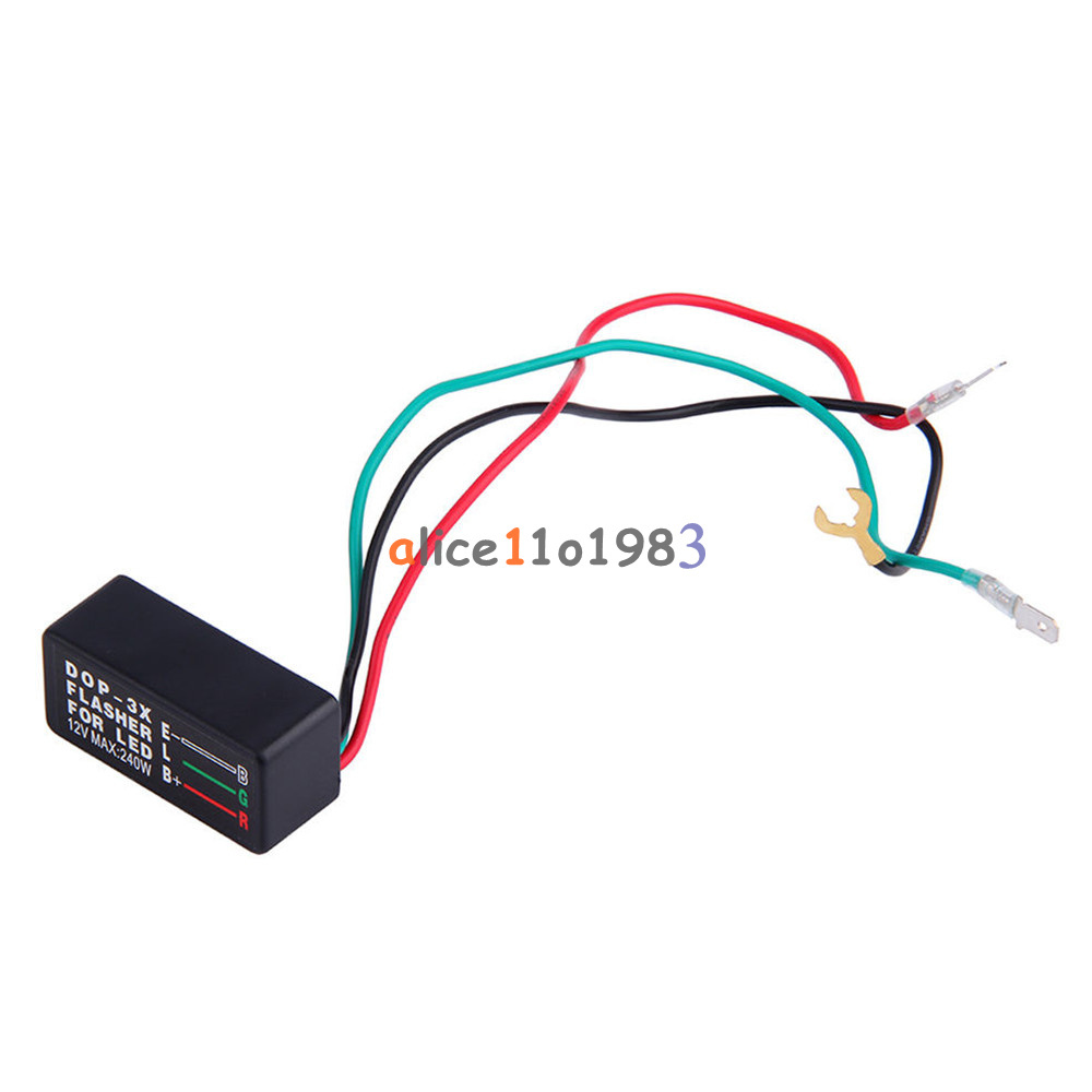 Universal 3 Pin 12V Motorcycle LED Turn Signal Light Flasher Blinker Relay New