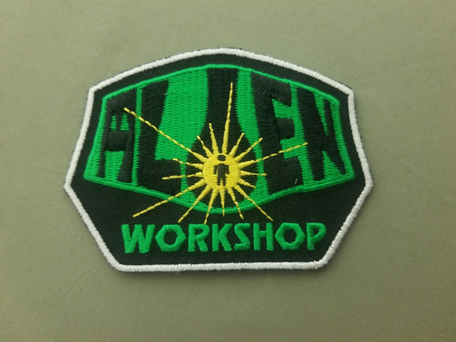 Alien Workshop Green Skate Embroidered Skateboarding Patch.
