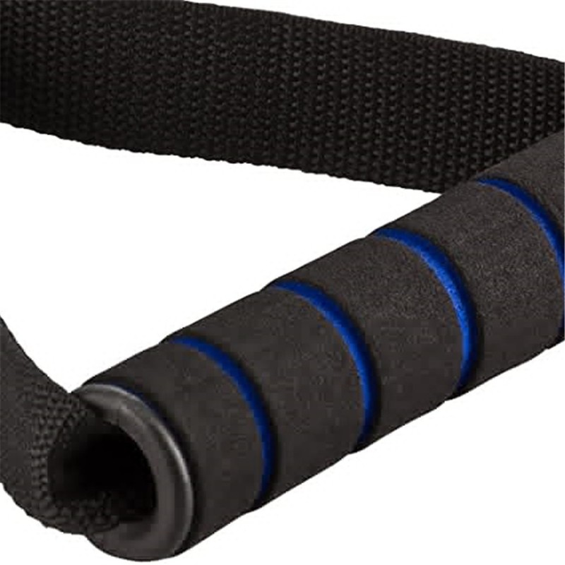 1Pair Resistance Bands Foam Handle Pull Rope Handle for Exercise Workout Fitness
