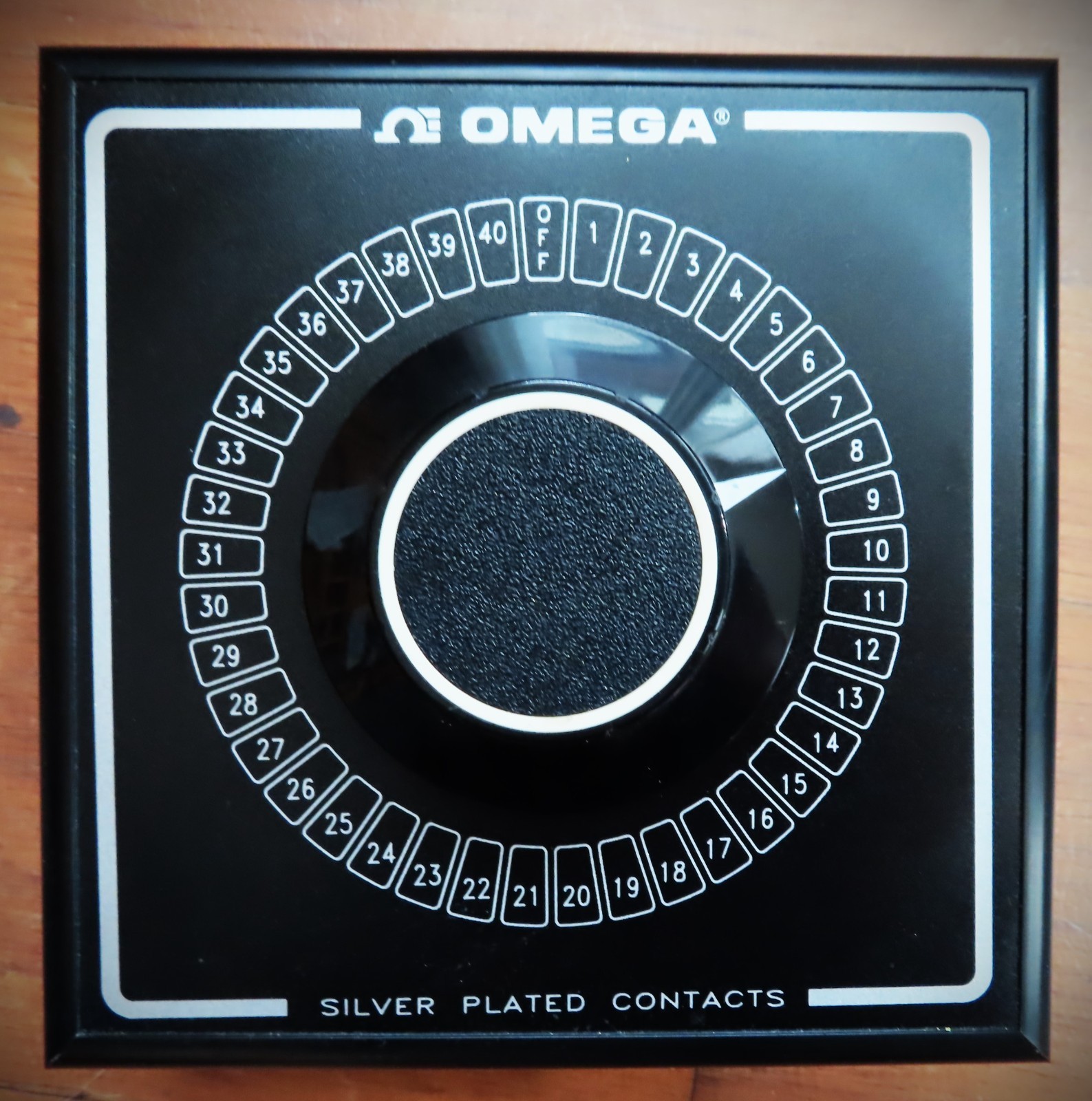OMEGA OSW5-40 ROTARY THERMOCOUPLE SELECTOR SWITCH SILVER PLATED CONTACTS