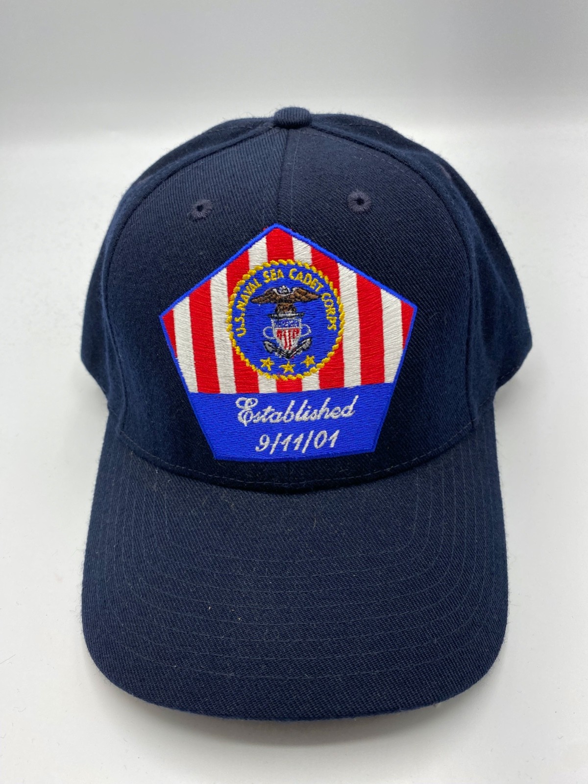 The Corps US Naval Sea Cadet Corps Logo Blue Baseball Cap Hat One Size