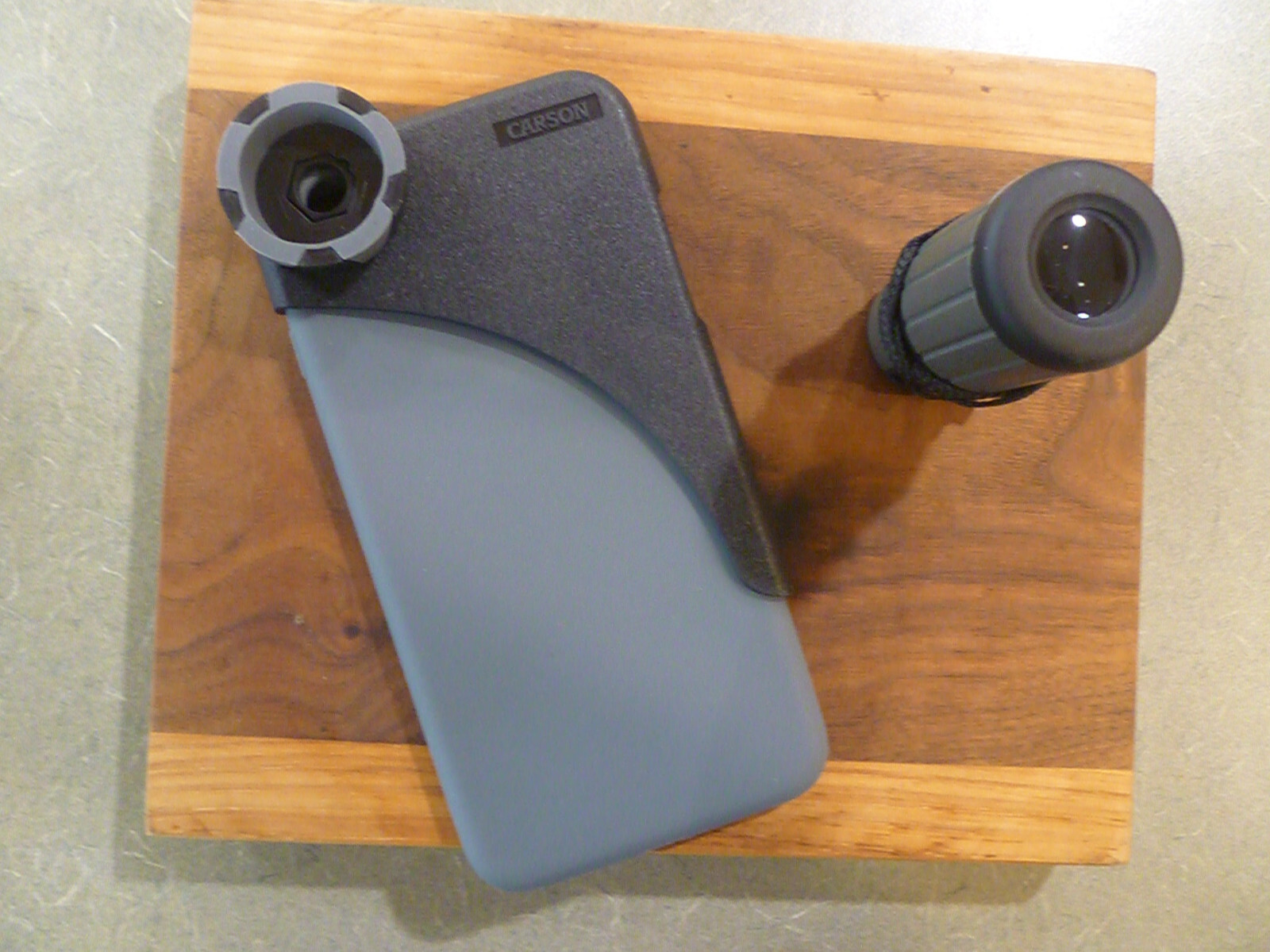 Carson Optical HookUpz 7x Monocular iPhone6 Adapter NIB