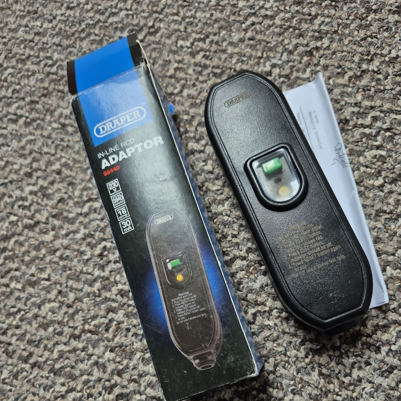 Draper In-line RCD Adaptor