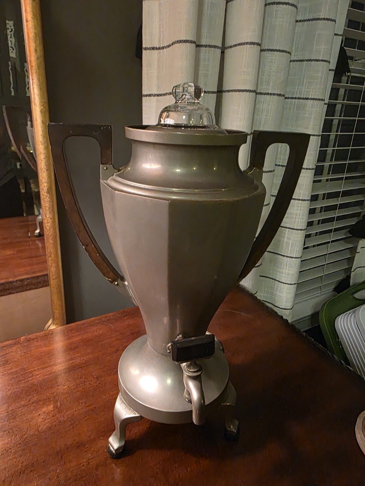 Vintage Universal Electric Coffee Urn Art Deco Samovar 14” Landers Frary