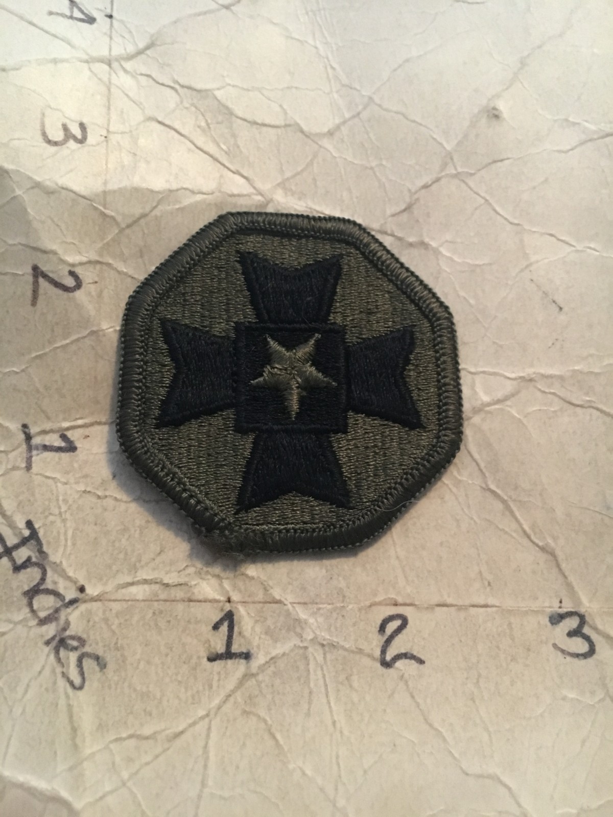 US Army Medical Command Europe m/e subdued patch 10/9/25