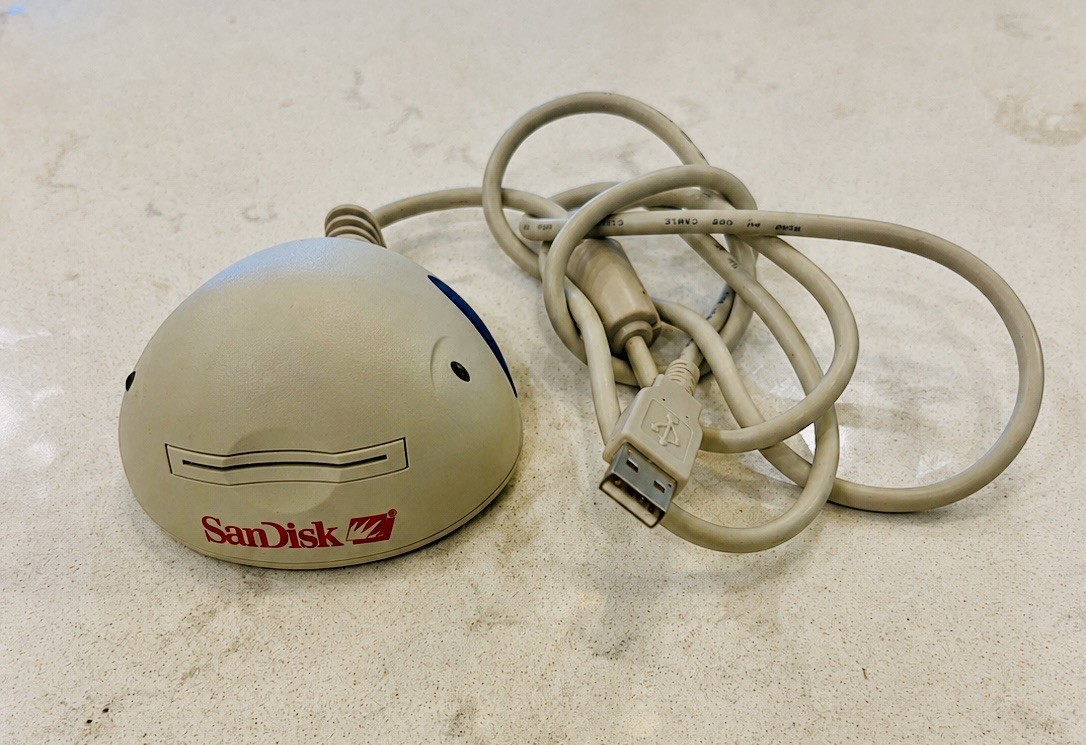 SanDisk ImageMate SDDR-09 USB Memory Card Reader Vintage Tested Working