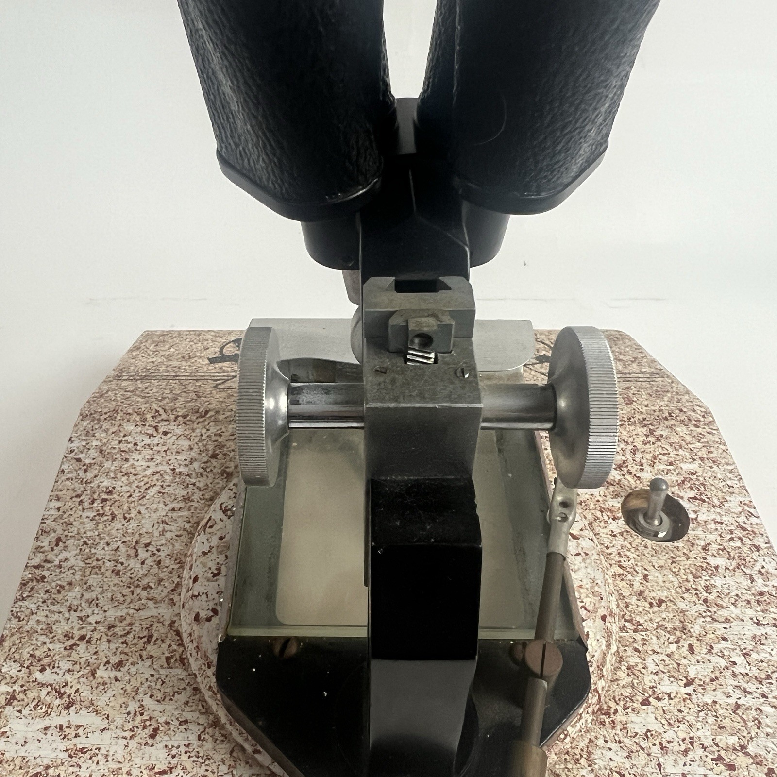 VTG Duotone Needle Service Center Microscope Illuminated 45x Magnification
