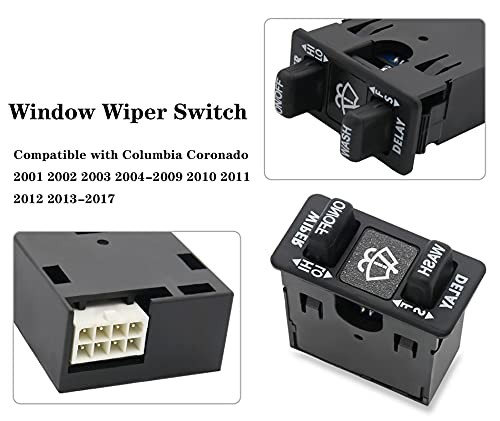IWPSFL001 Freightliner Wiper Control Switch Compatible with 2000-2017 Columbia