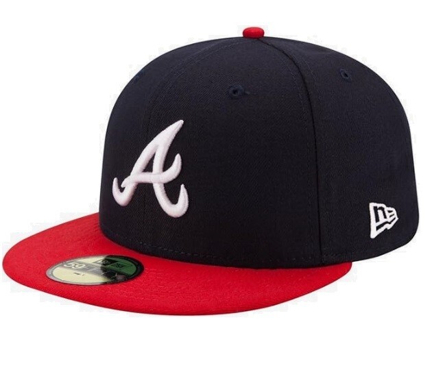 New Era Atlanta Braves 59 Fifty Blue Red US  7 7/8
