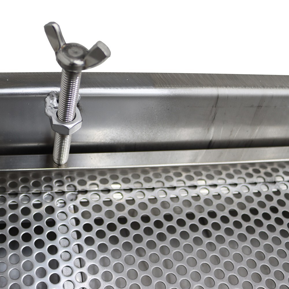 Single Layer 4mm Stainless Steel Linear Vibrating Screen 110V Screen Shaker