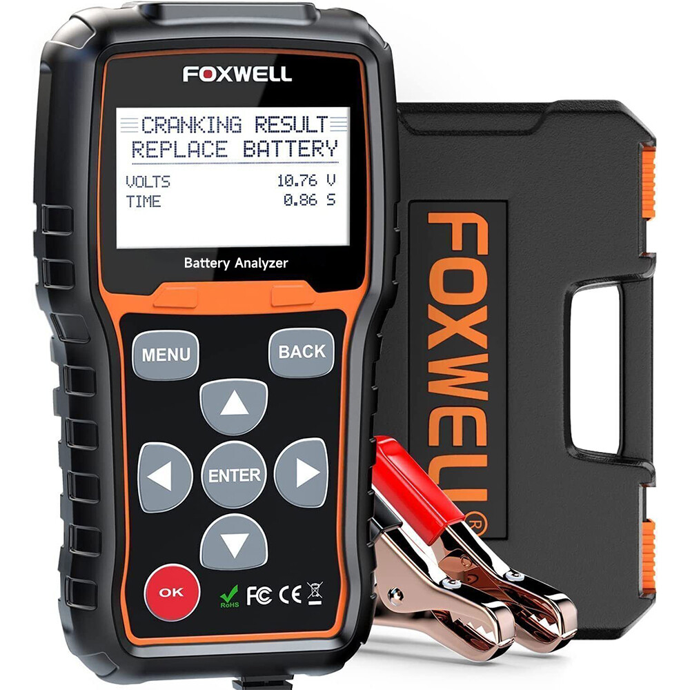 12/24V Car Truck FOXWELL Battery Tester Load Cranking Charging System Analyzer