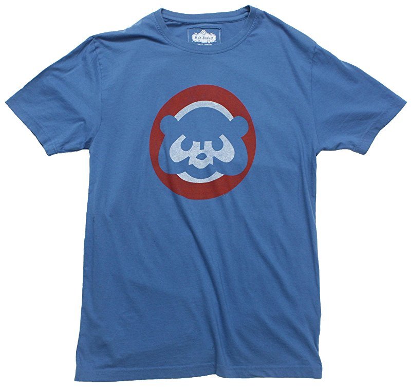 Chicago Cubs Retro Cubbie-Bear Logo T-Shirt by Red Jacket