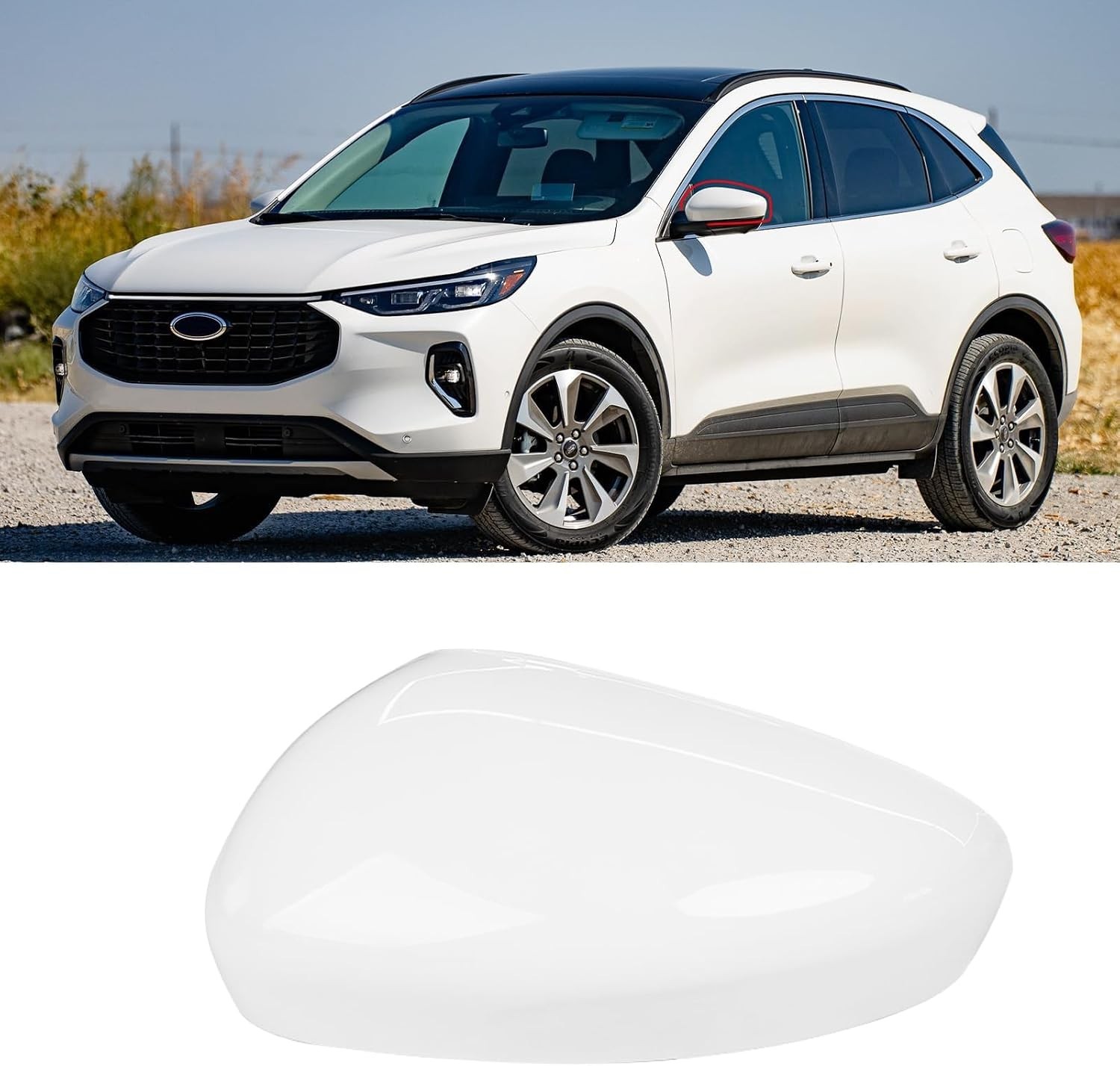 Compatible with Ford Escape SE/SEL Left Driver Side Mirror Cap Cover 2020 2021