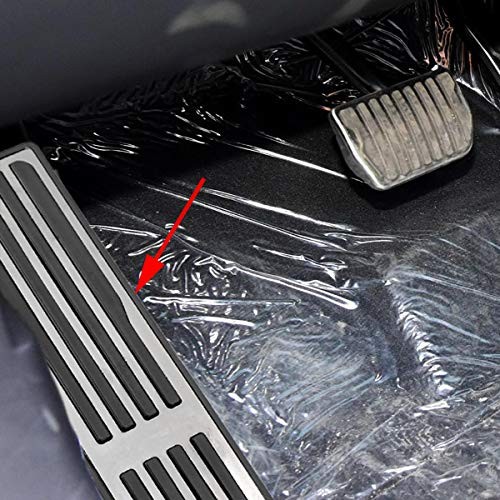 Stainless Steel Foot Rest Pedal Cover Compatible With Jaguar XE XF XJL F-Pace