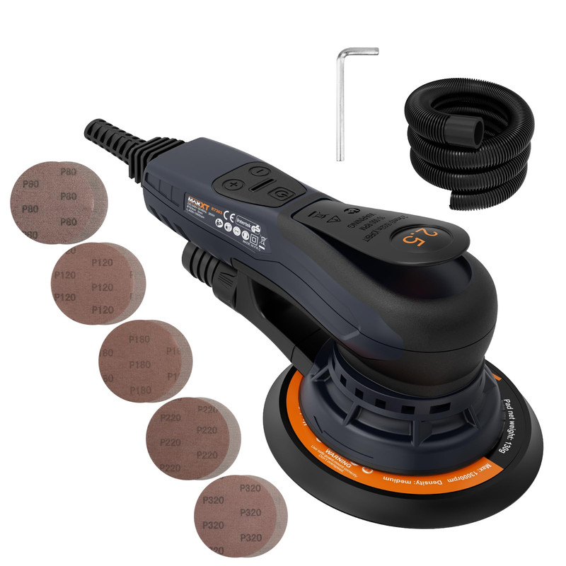 Maxxt Electric 2.5Mm Random Orbital Sander Brushless 350W 3A Multi-Function
