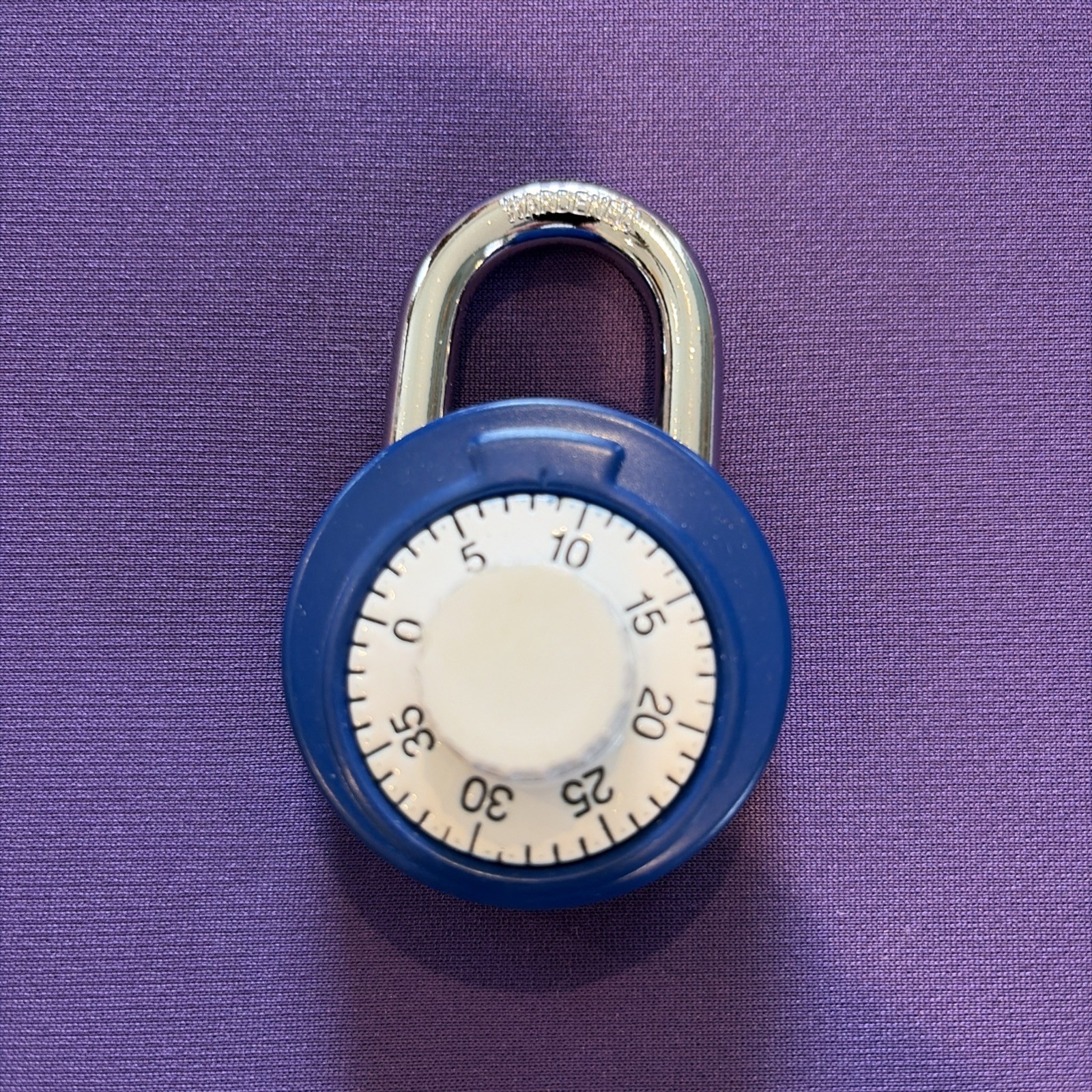 Brinks Combination Padlock with Original Combination Sticker on Back Used
