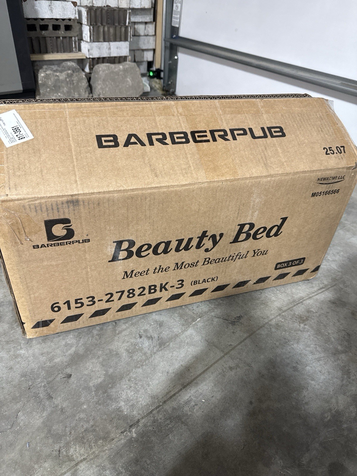 BARBERPUB Beauty Bed Replacement Part NEW – Metal Hydraulic Mounting Frame ONLY