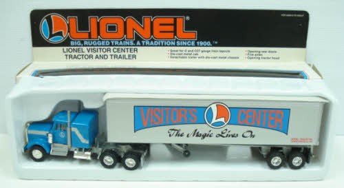 Lionel 6-12860 O / O27 Gauge Visitor L Center Tractor W/ Trailer Die Cast NIB