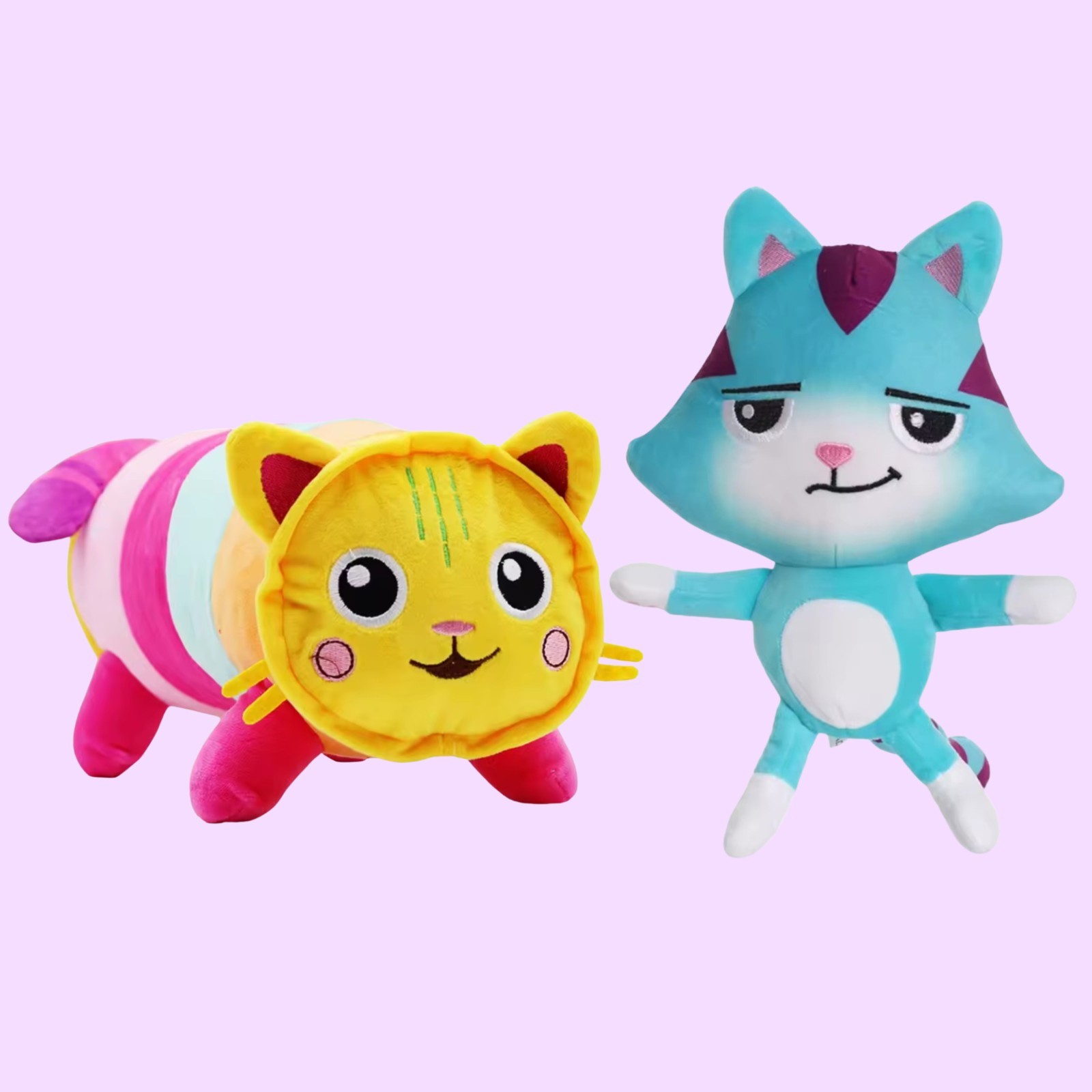 Set Of 2 CatRat & Pillow Cat Gabby's Dollhouse Plush Kid's Toys Gift Plushies