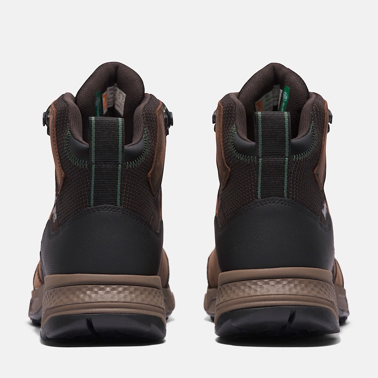 Men's Timberland PRO Switchback LT Waterproof Boots BROWN GREEN SOFT TOE WORK