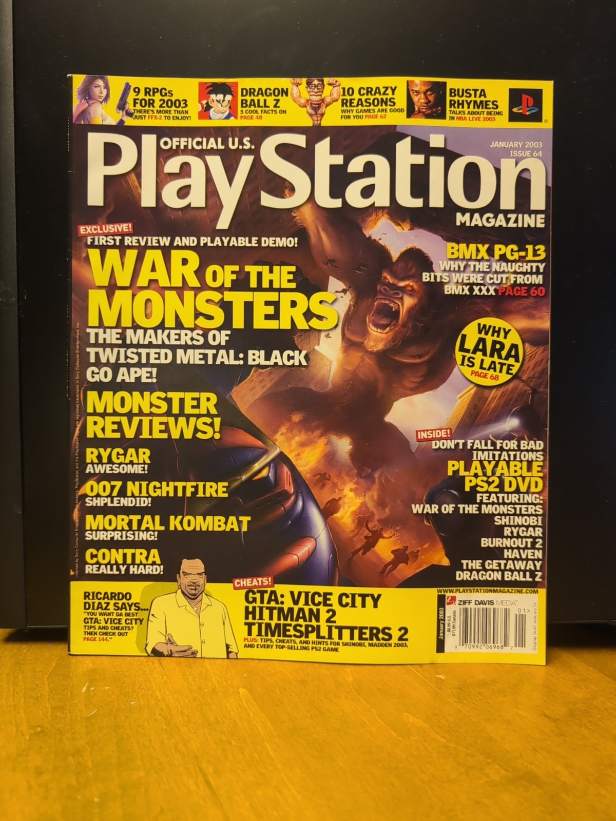 Official PlayStation Magazine Issue 64 January 2003 No Demo Disc