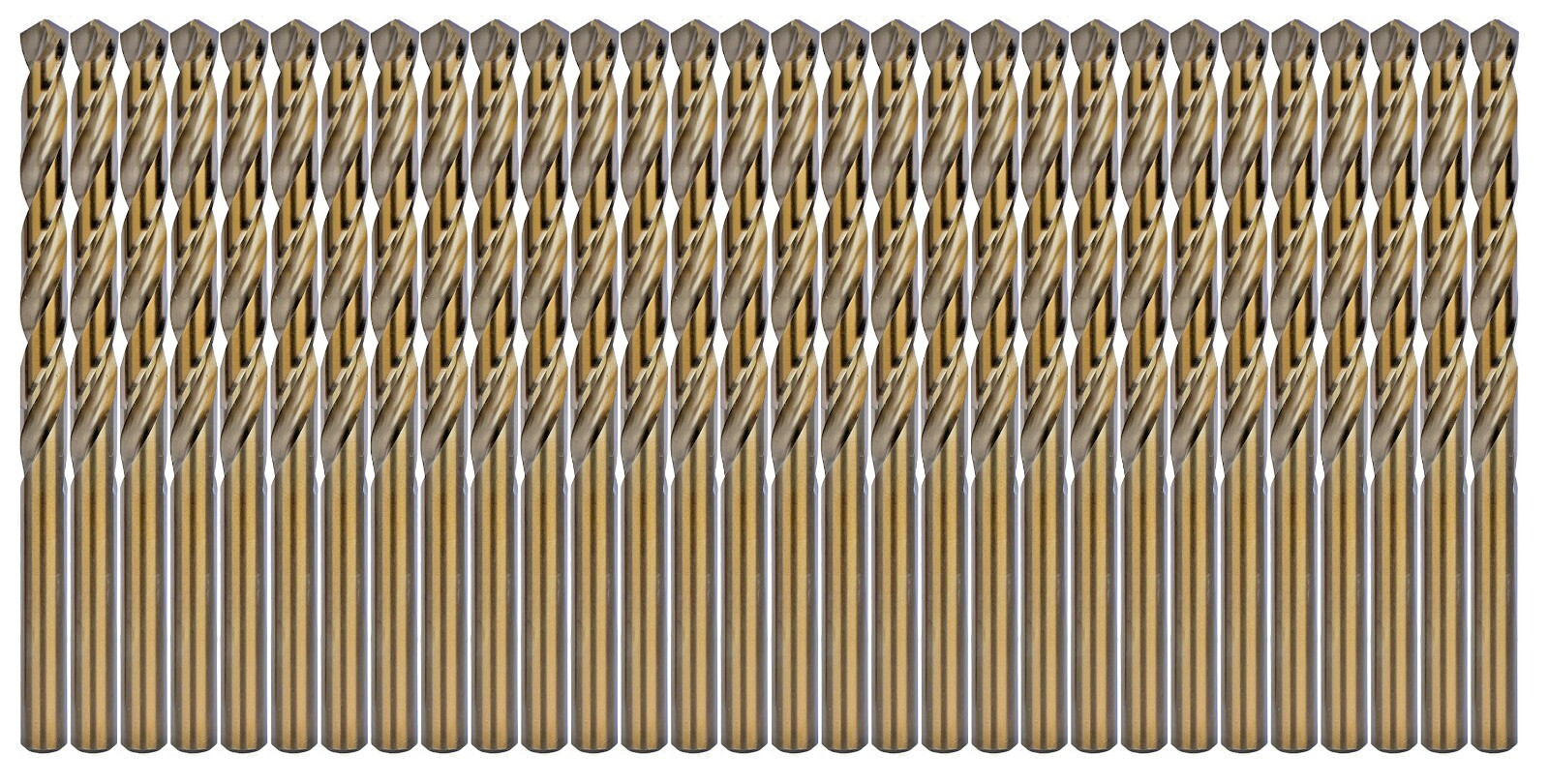 Cobalt Drill Bit Set 30Pcs HSS M35 Co Twist Jobber Length Metal Drill Tool Kit