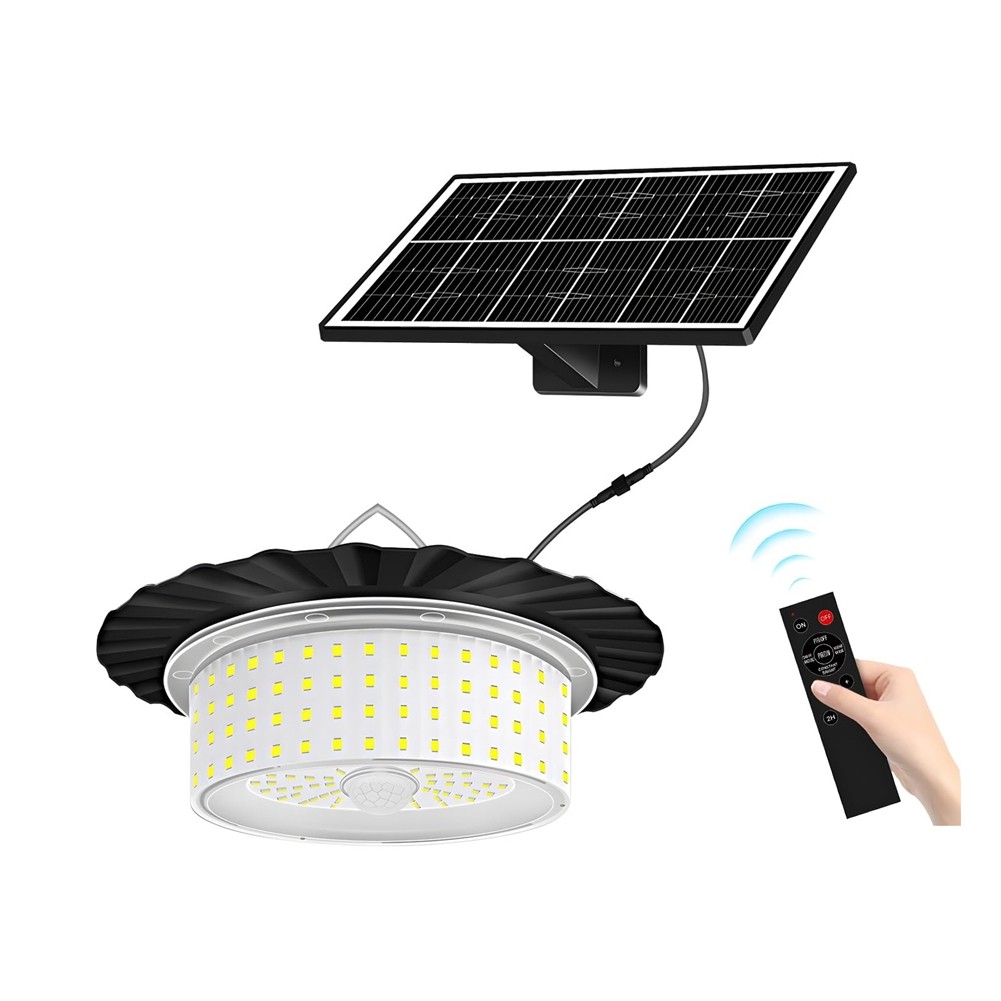 244-LED Solar Pendant Light with Moving Sensor, Solar Shed Light, Light8365